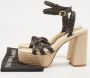 Gianvito Rossi Pre-owned Fabric sandals Brown Dames - Thumbnail 9
