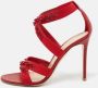 Gianvito Rossi Pre-owned Fabric sandals Red Dames - Thumbnail 2