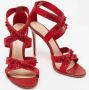 Gianvito Rossi Pre-owned Fabric sandals Red Dames - Thumbnail 4