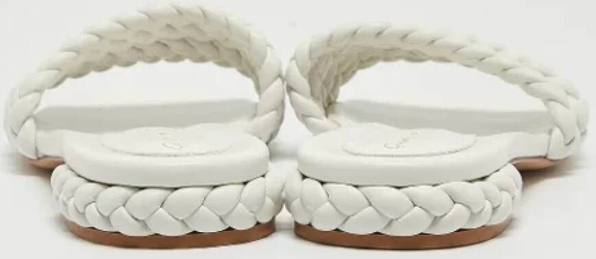 Gianvito Rossi Pre-owned Fabric sandals White Dames