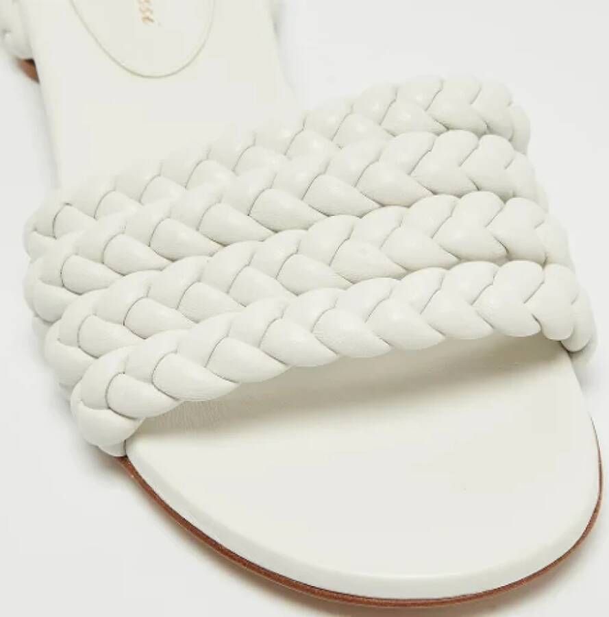 Gianvito Rossi Pre-owned Fabric sandals White Dames
