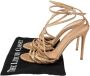 Gianvito Rossi Pre-owned Fabric sandals Yellow Dames - Thumbnail 8