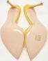 Gianvito Rossi Pre-owned Fabric sandals Yellow Dames - Thumbnail 6
