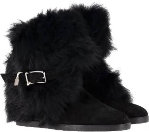 Gianvito Rossi Pre-owned Fur boots Black Dames