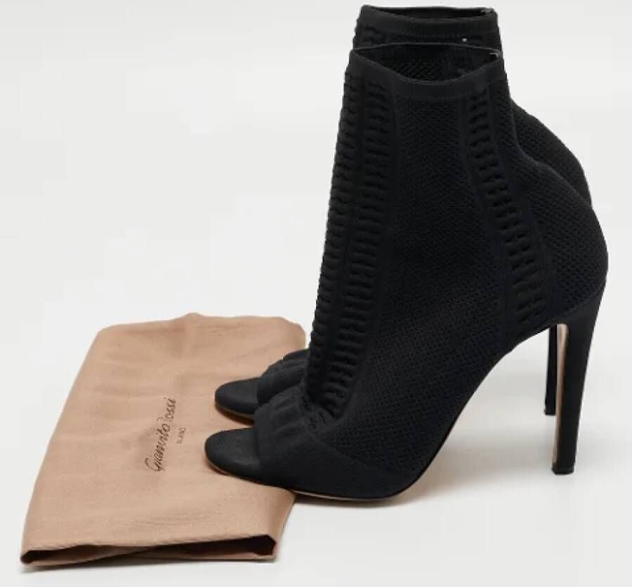 Gianvito Rossi Pre-owned Knit boots Black Dames