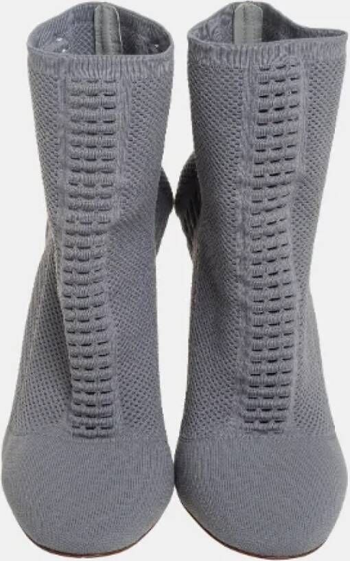 Gianvito Rossi Pre-owned Knit boots Gray Dames