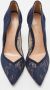 Gianvito Rossi Pre-owned Lace heels Blue Dames - Thumbnail 3