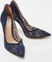 Gianvito Rossi Pre-owned Lace heels Blue Dames - Thumbnail 4