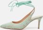 Gianvito Rossi Pre-owned Lace heels Green Dames - Thumbnail 2
