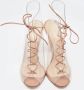 Gianvito Rossi Pre-owned Leather boots Beige Dames - Thumbnail 3