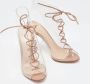Gianvito Rossi Pre-owned Leather boots Beige Dames - Thumbnail 4