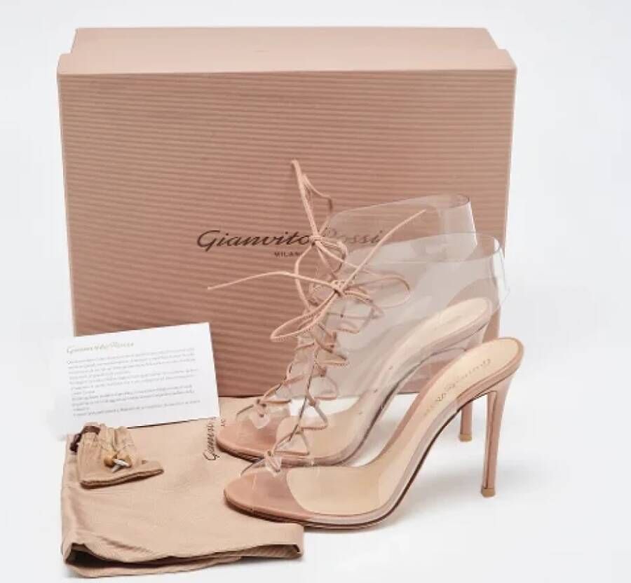 Gianvito Rossi Pre-owned Leather boots Beige Dames