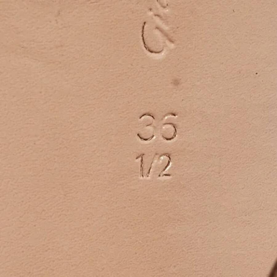 Gianvito Rossi Pre-owned Leather boots Beige Dames