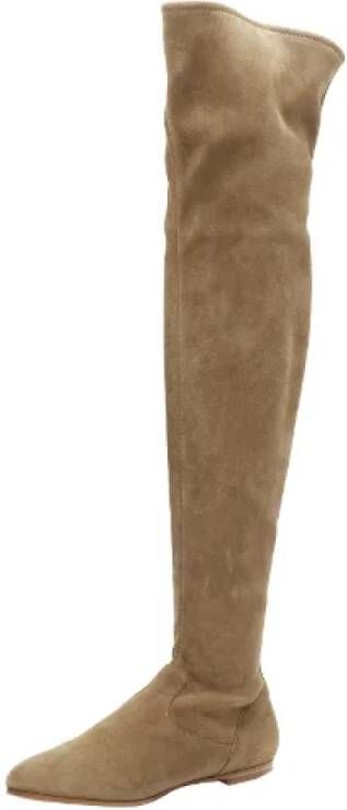 Gianvito Rossi Pre-owned Leather boots Brown Dames