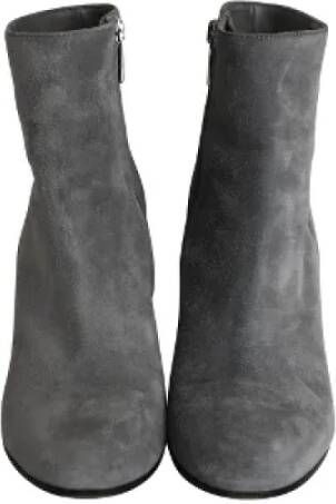 Gianvito Rossi Pre-owned Leather boots Gray Dames