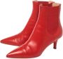 Gianvito Rossi Pre-owned Leather boots Red Dames - Thumbnail 3