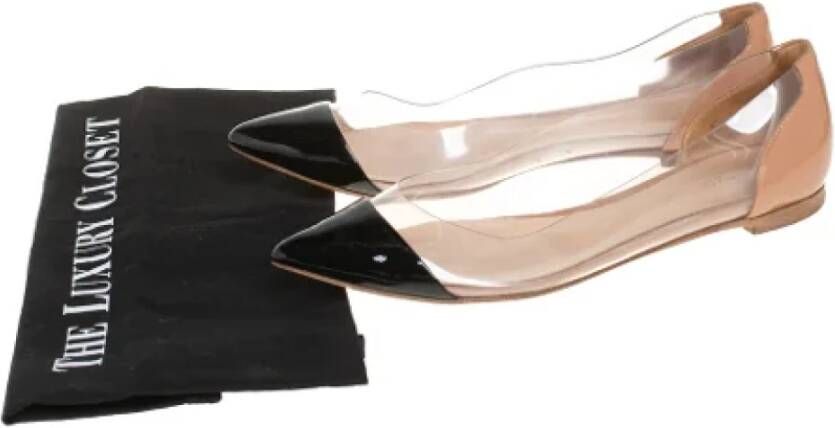 Gianvito Rossi Pre-owned Leather flats Black Dames