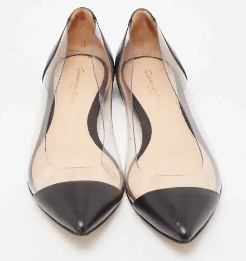 Gianvito Rossi Pre-owned Leather flats Black Dames