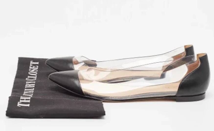 Gianvito Rossi Pre-owned Leather flats Black Dames