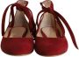 Gianvito Rossi Pre-owned Leather flats Red Dames - Thumbnail 2