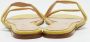 Gianvito Rossi Pre-owned Leather flats Yellow Dames - Thumbnail 5
