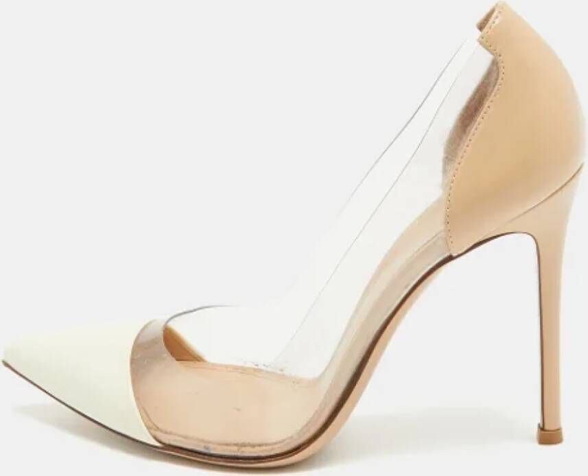 Gianvito Rossi Pre-owned Leather heels Beige Dames