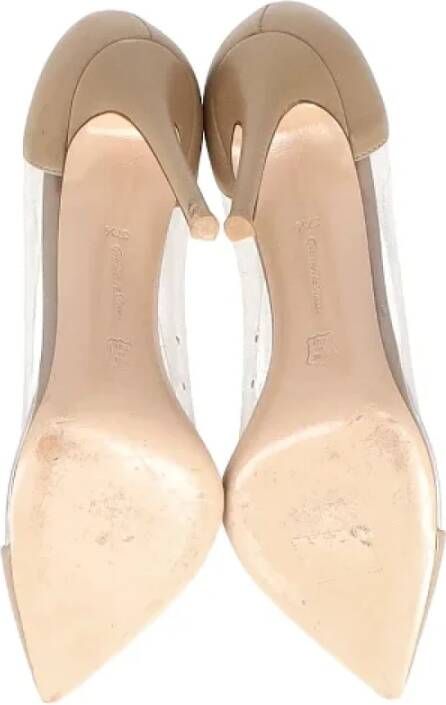 Gianvito Rossi Pre-owned Leather heels Beige Dames