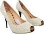 Gianvito Rossi Pre-owned Leather heels Beige Dames - Thumbnail 2