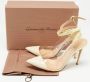 Gianvito Rossi Pre-owned Leather heels Beige Dames - Thumbnail 9