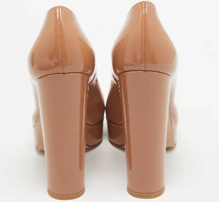 Gianvito Rossi Pre-owned Leather heels Beige Dames