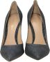 Gianvito Rossi Pre-owned Leather heels Blue Dames - Thumbnail 2
