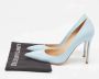 Gianvito Rossi Pre-owned Leather heels Blue Dames - Thumbnail 9