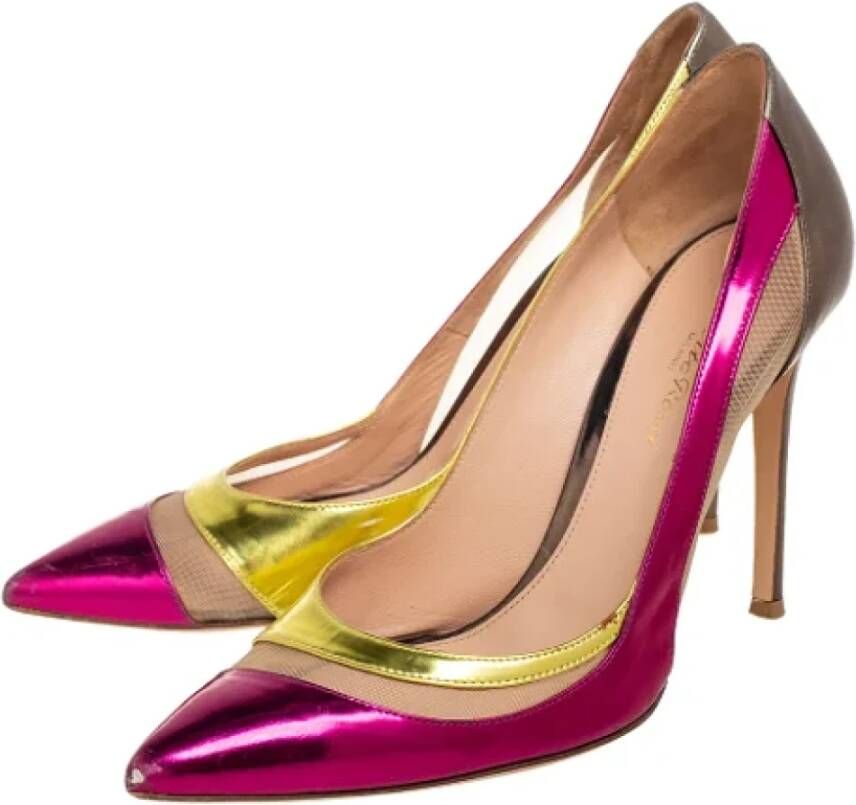 Gianvito Rossi Pre-owned Leather heels Pink Dames