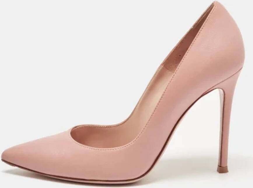 Gianvito Rossi Pre-owned Leather heels Pink Dames