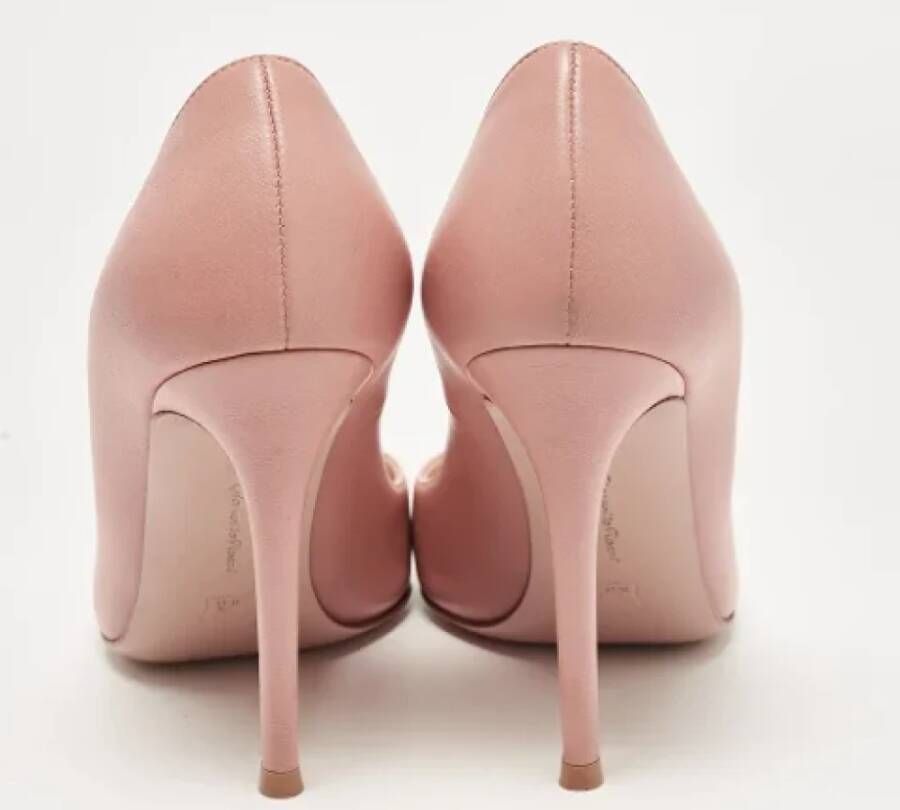 Gianvito Rossi Pre-owned Leather heels Pink Dames