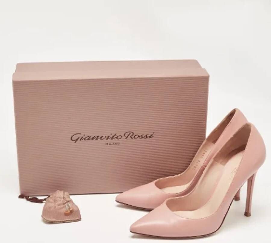 Gianvito Rossi Pre-owned Leather heels Pink Dames