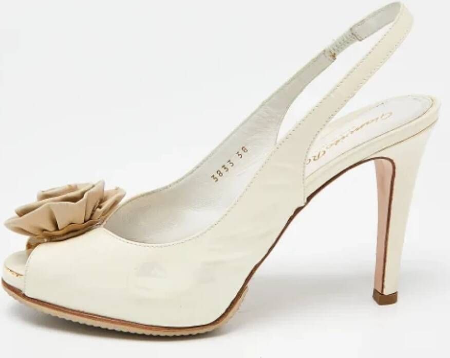 Gianvito Rossi Pre-owned Leather heels White Dames