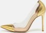 Gianvito Rossi Pre-owned Leather heels Yellow Dames - Thumbnail 2