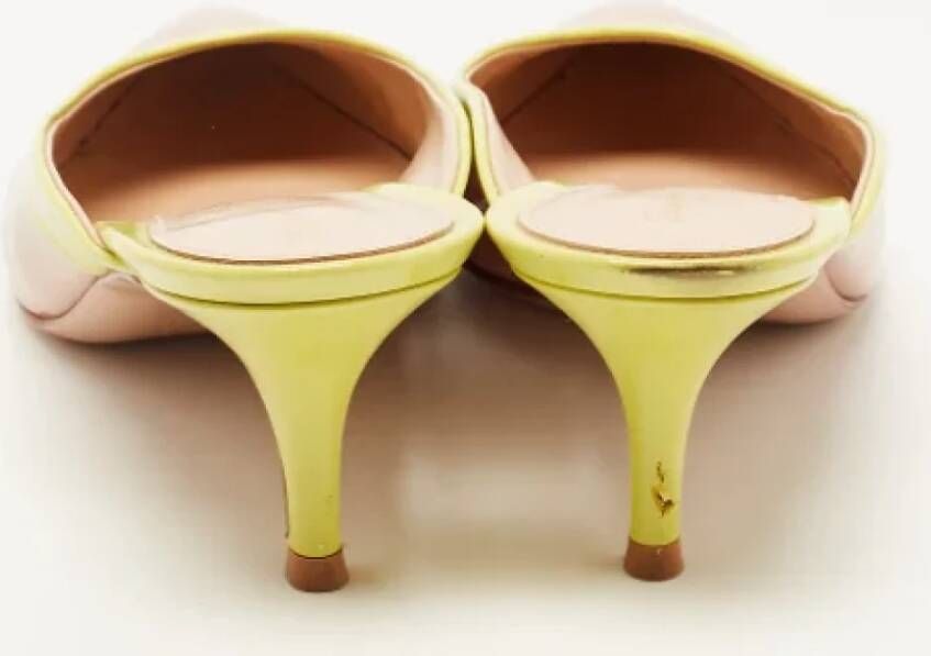 Gianvito Rossi Pre-owned Leather mules Beige Dames