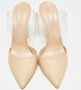 Gianvito Rossi Pre-owned Leather mules Beige Dames - Thumbnail 3