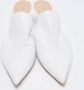 Gianvito Rossi Pre-owned Leather mules White Dames - Thumbnail 3