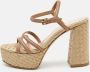Gianvito Rossi Pre-owned Leather sandals Beige Dames - Thumbnail 2