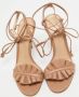 Gianvito Rossi Pre-owned Leather sandals Beige Dames - Thumbnail 3