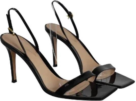 Gianvito Rossi Pre-owned Leather sandals Black Dames