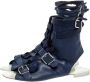 Gianvito Rossi Pre-owned Leather sandals Blue Dames - Thumbnail 3