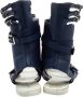 Gianvito Rossi Pre-owned Leather sandals Blue Dames - Thumbnail 4