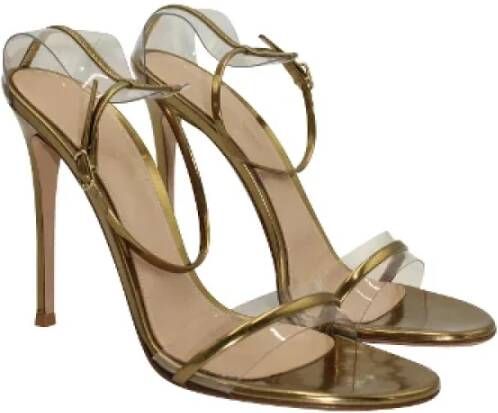 Gianvito Rossi Pre-owned Leather sandals Gray Dames