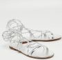 Gianvito Rossi Pre-owned Leather sandals Gray Dames - Thumbnail 4