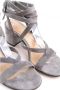 Gianvito Rossi Pre-owned Leather sandals Gray Dames - Thumbnail 3