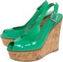 Gianvito Rossi Pre-owned Leather sandals Green Dames - Thumbnail 3